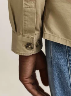 REGULAR COTTON TWILL OVERSHIRT HERR