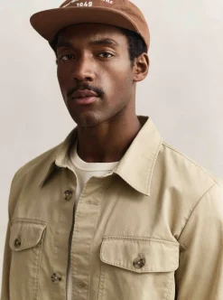 REGULAR COTTON TWILL OVERSHIRT HERR