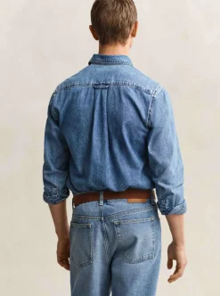 REGULAR DENIM SHIRT HERR