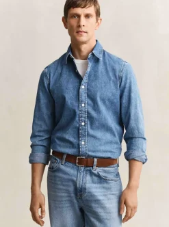 REGULAR DENIM SHIRT HERR