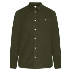 Regular fit corduroy shirt - GOTS/Vegan herr