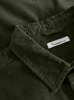Regular fit corduroy shirt - GOTS/Vegan herr