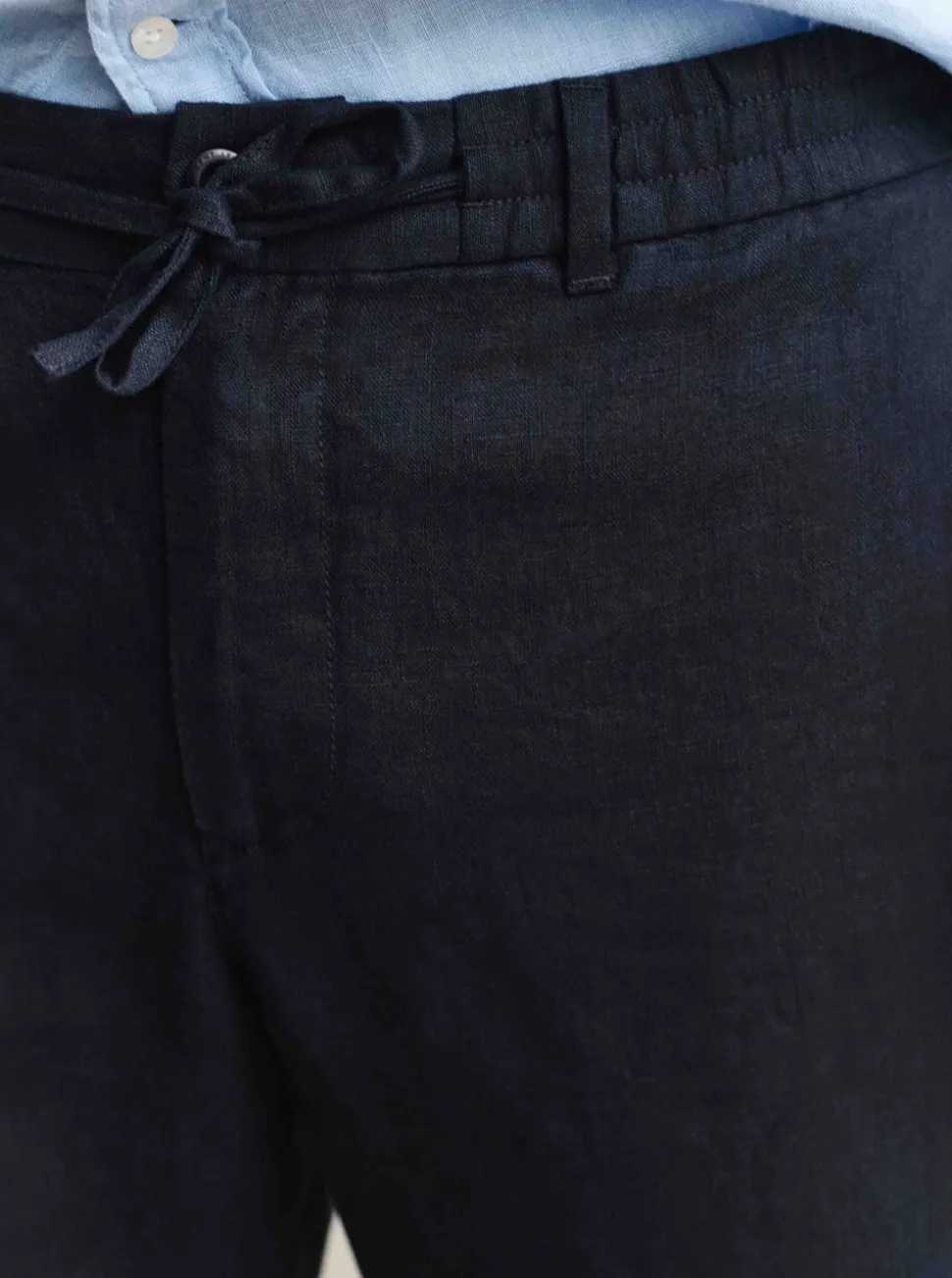 REGULAR LINEN DS PANTS HERR