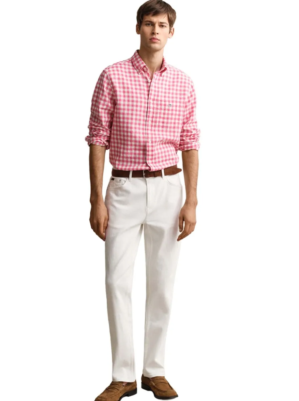 REGULAR WHITE JEANS HERR