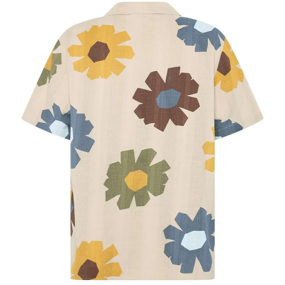 Relaxed print short sleeve shirt herr