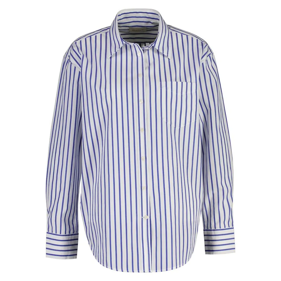 RELAXED STRIPED POPLIN SHIRT DAM