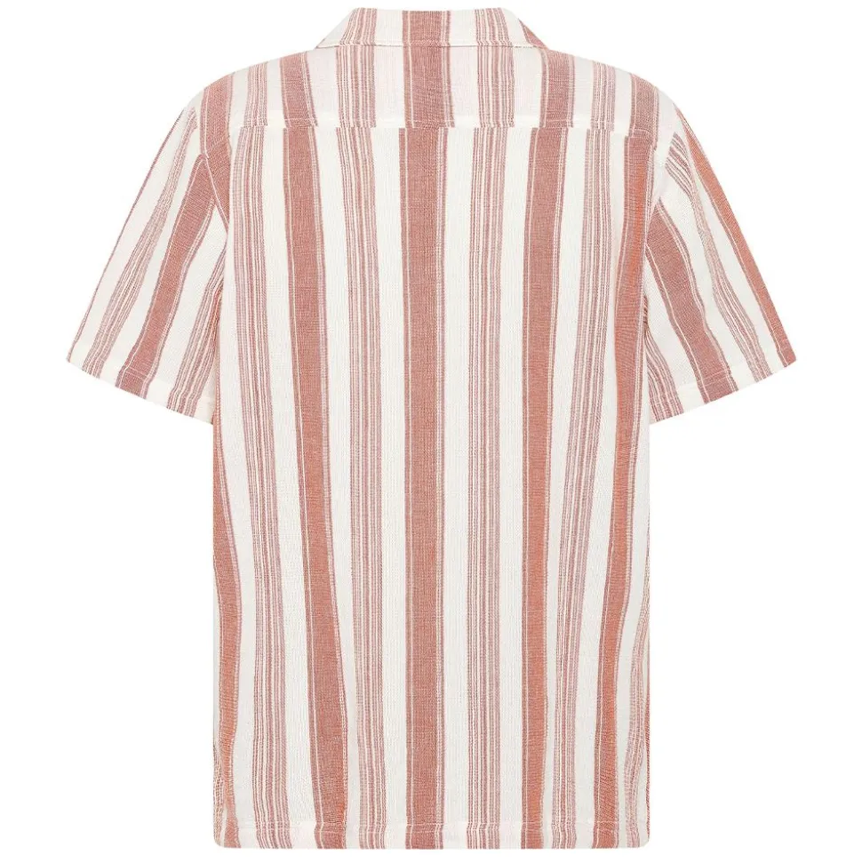 Relaxed Stripe short sleeve shirt herr