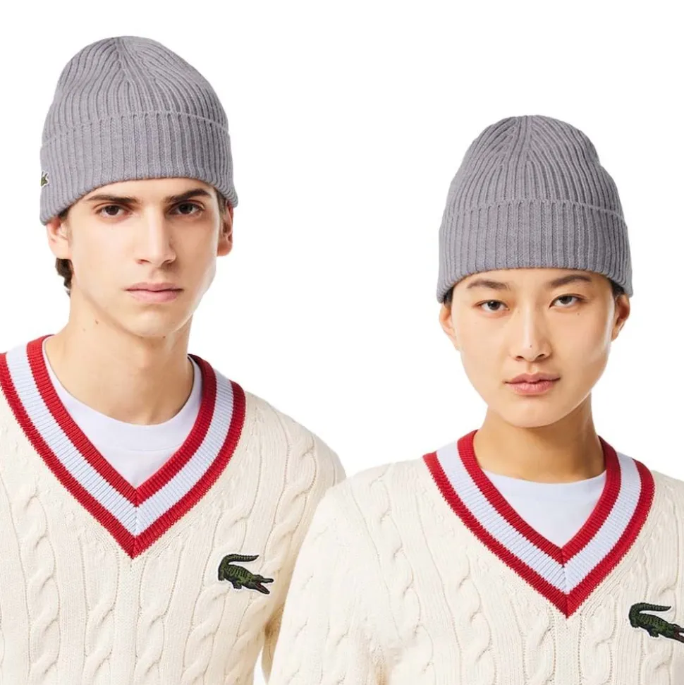Ribbed Wool Beanie