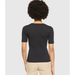 Rib t-shirt Dam