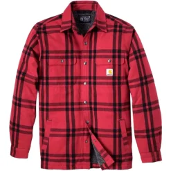 Roane Hooded Shirt Jacket Herr