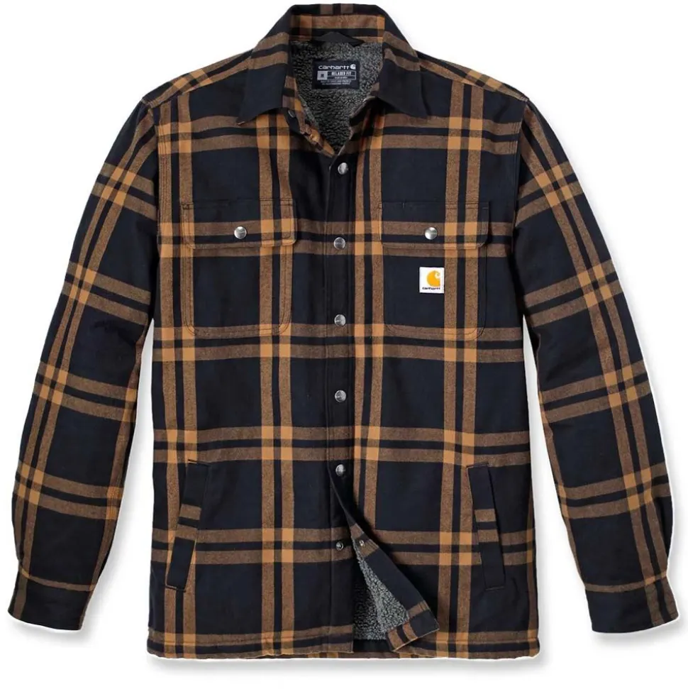 Roane Hooded Shirt Jacket Herr