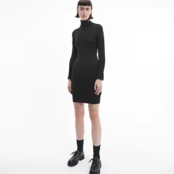 Roll Neck Jumper Dress Dam