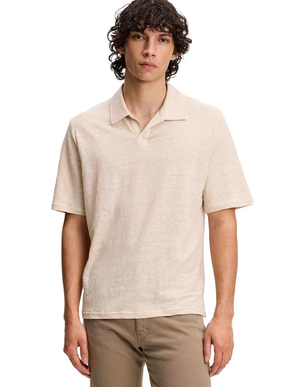 Roy Linen Polo Herr