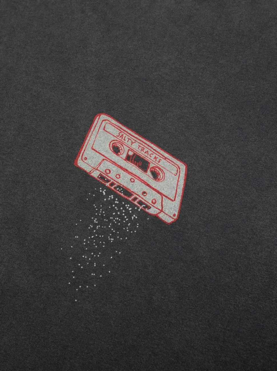 Roy Salty Tracks T-Shirt Antracite Herr