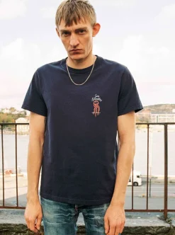 Roy Sea Noodles T-Shirt Dark Blue