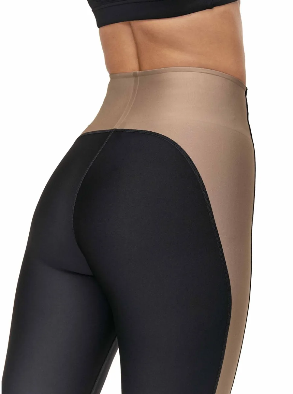 Shaped Block High Waist Tights Dam