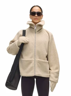 Sherpa Short Zip Jacket dam