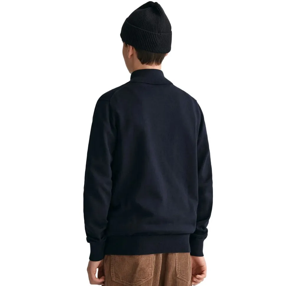 Shield Cotton Half-Zip Junior