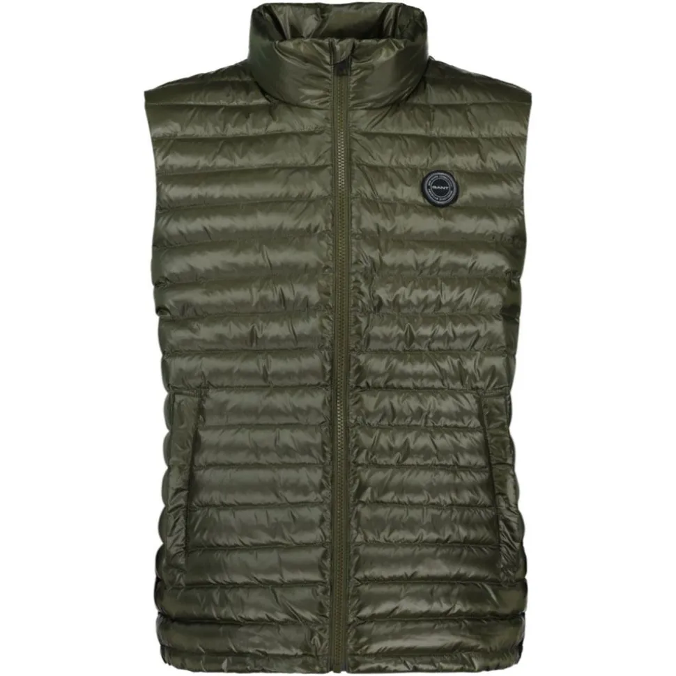 Shiny Light Padded Down Vest Junior