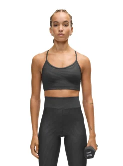 Sleek Strappy Sports Bra Printed dam