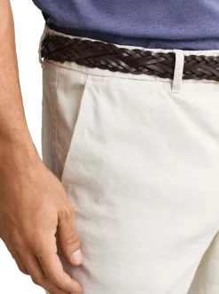 SLIM COTTON / LINEN CHINOS HERR