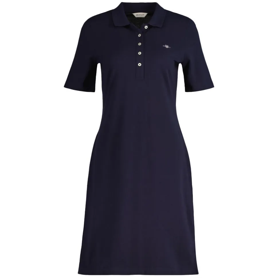 Slim Shield SS Pique Polo Dress Dam