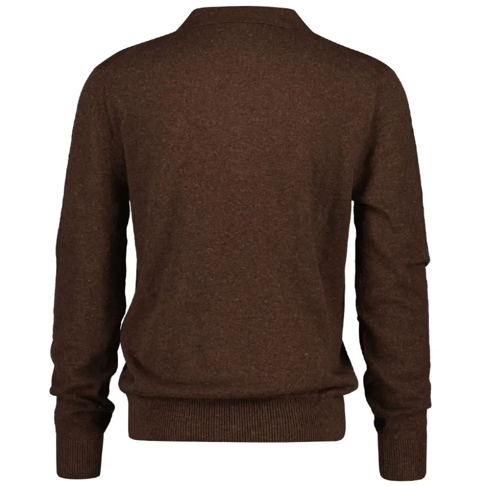 SLUB COTTON LINEN POLO HERR