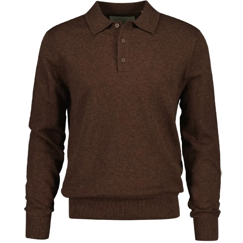 SLUB COTTON LINEN POLO HERR