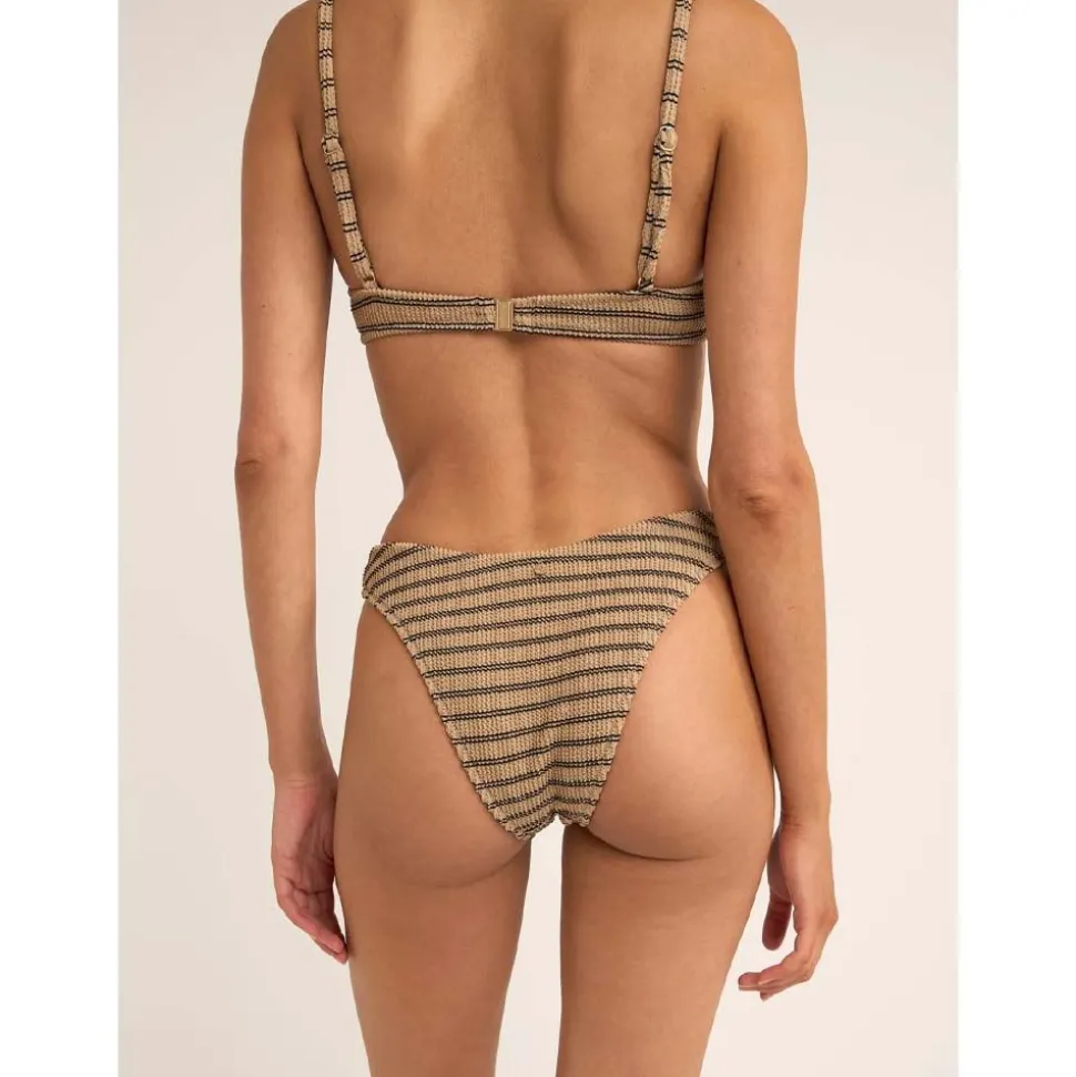 Sol Stripe Hi Cut Pant Dam