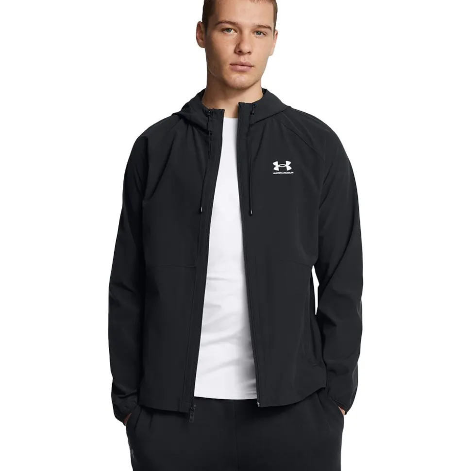 Stretch Woven Windbreaker Herr