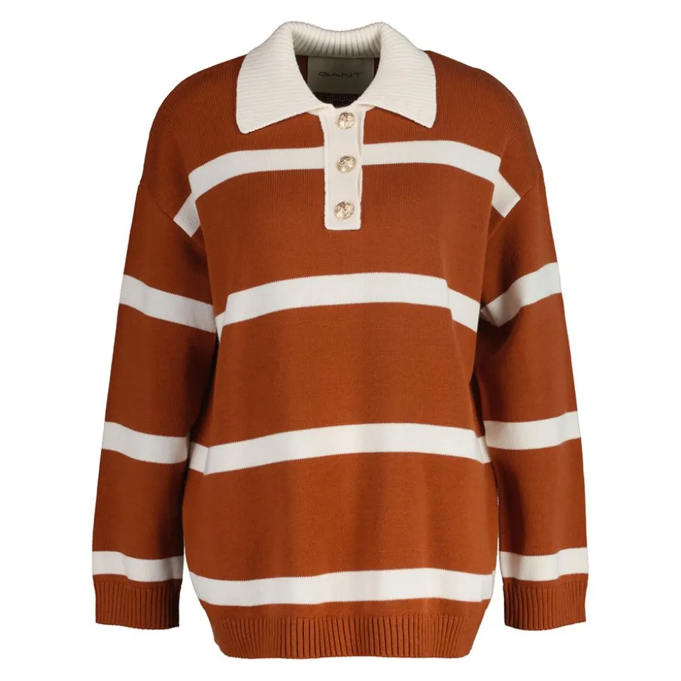 Striped Knit Rugger Dam