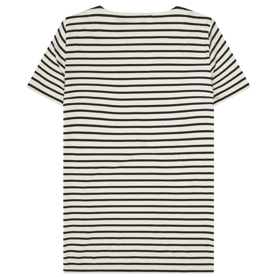 Stripe t-shirt dress dam