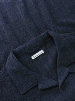 Structure short sleeve shirt herr