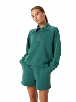 STUDIO SOFT HALFZIP SWEATSHIRT DAM