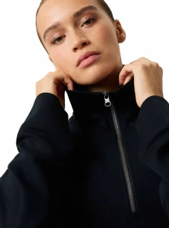 STUDIO SOFT HALFZIP SWEATSHIRT DAM