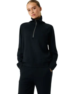 STUDIO SOFT HALFZIP SWEATSHIRT DAM