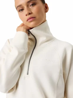 STUDIO SOFT HALFZIP SWEATSHIRT DAM