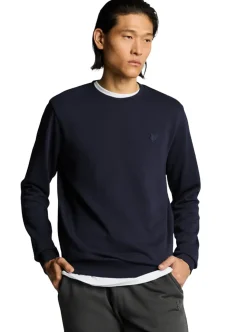 Superfine Crew Neck Sweatshirt Herr