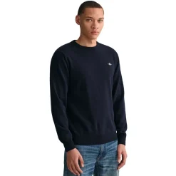 Superfine Lambswool Crew Neck Herr