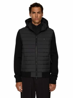 Thorn Hood Knit Hybrid Jacket Herr