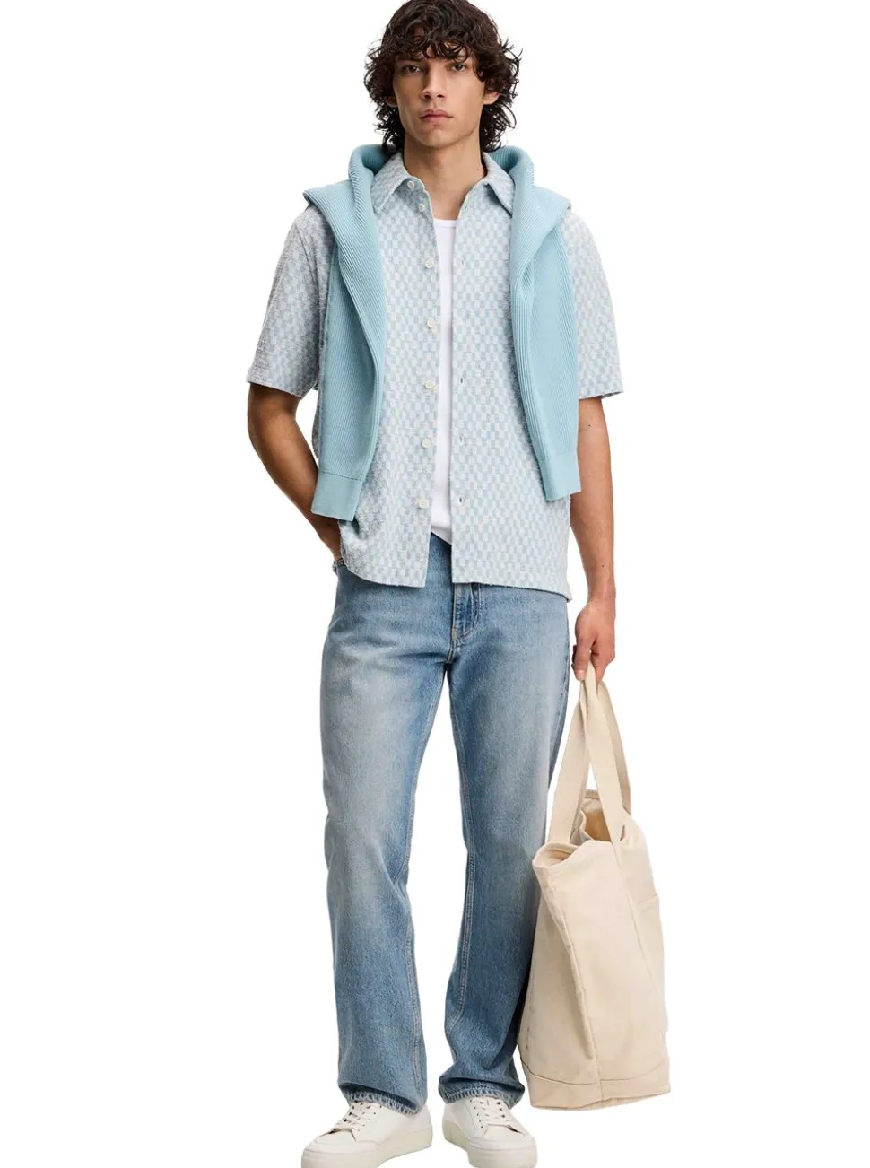 Torpa Jacquard Shirt Herr