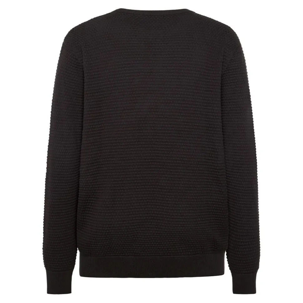 VAGN regular bubble knit crew neck - Regenerative Organic Certified - GOTS/Vegan