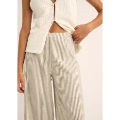Valley Stripe Wide Leg Pant Dam