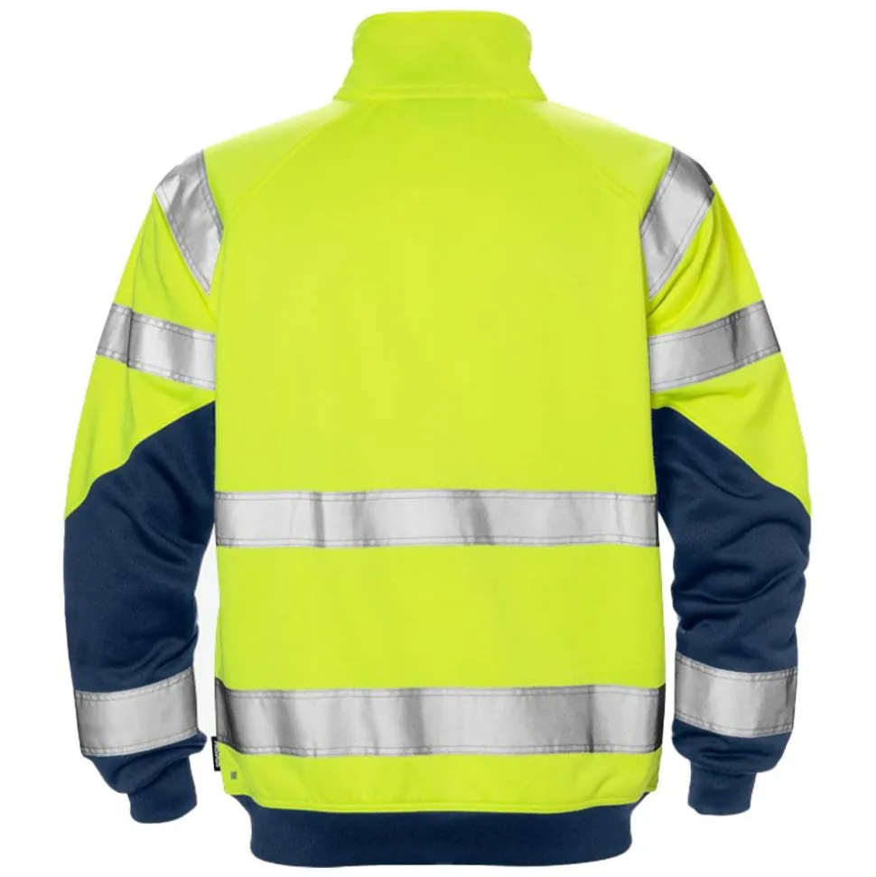 Varsel sweatshirt-jacka 7426 SHV, klass 3