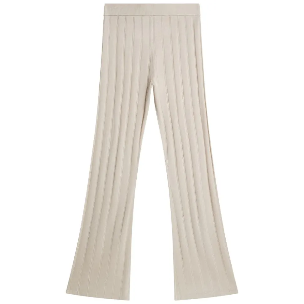 Vera Wide Rib Knit Pants Dam