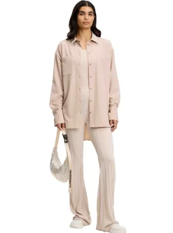 Vera Wide Rib Knit Pants Dam