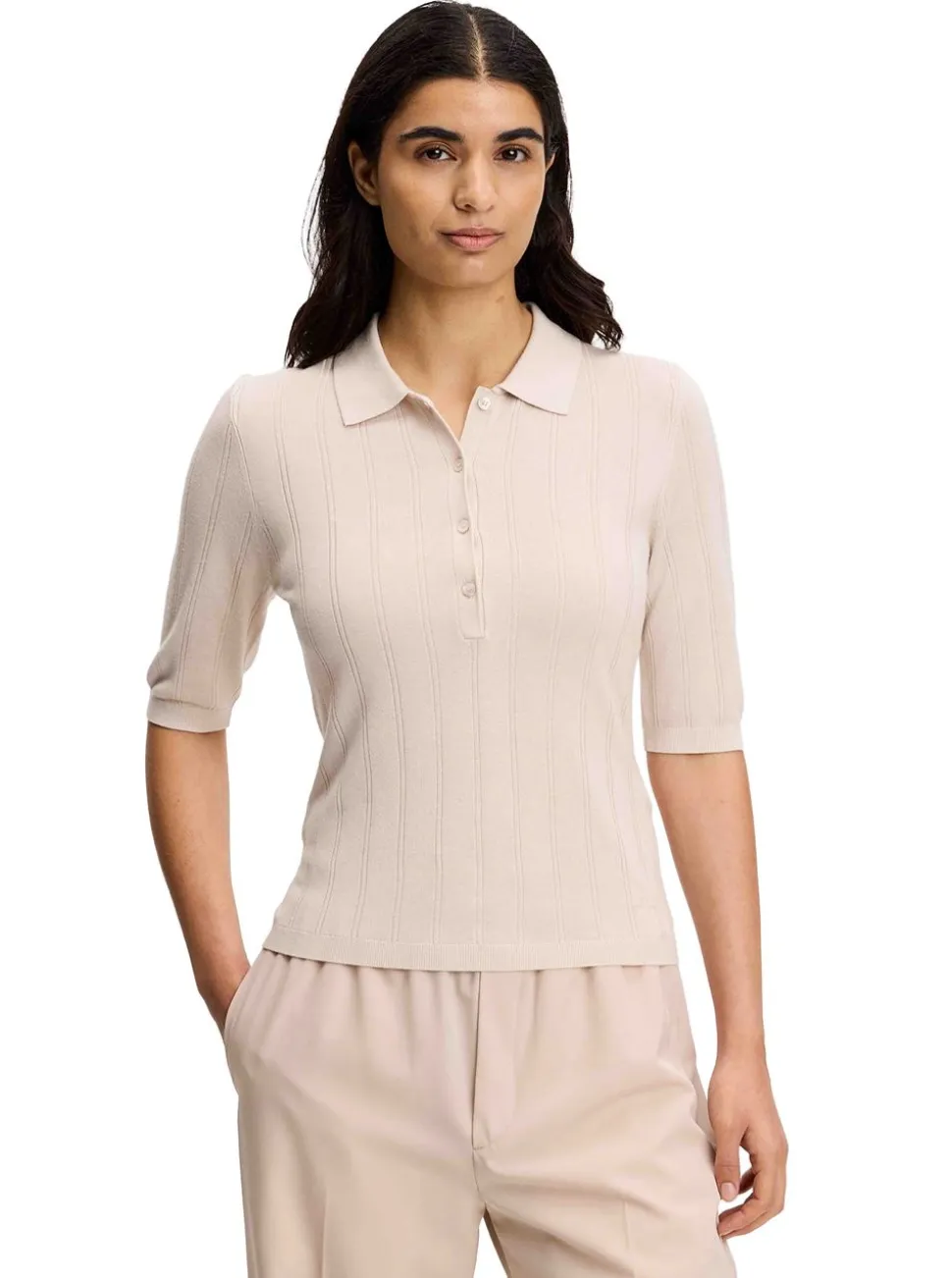 Vida Wide Rib Polo Dam