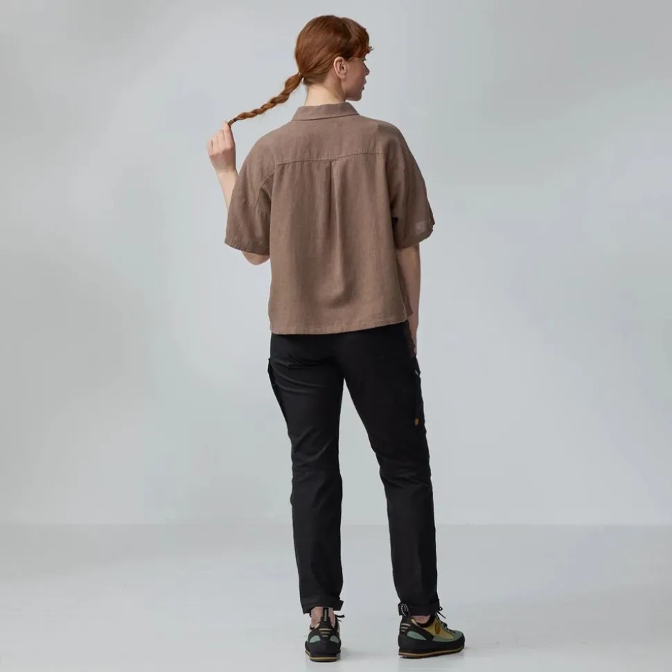 Övik Hemp Camp Shirt Short Sleeve Dam