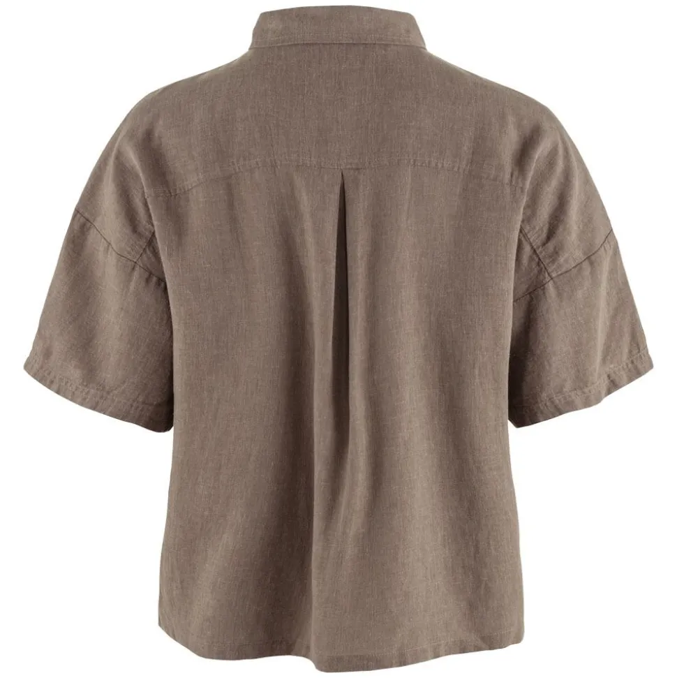 Övik Hemp Camp Shirt Short Sleeve Dam