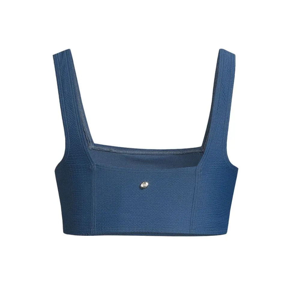 Waffle Square Neck Bikini Top Dam